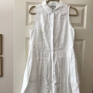 New Neimann Marcus white linen dress.